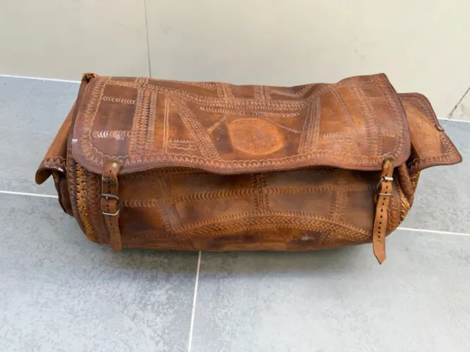 Bolsa couro legítimo trouxe de Cancún