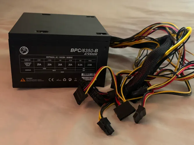 Fonte atx 600w bivolt