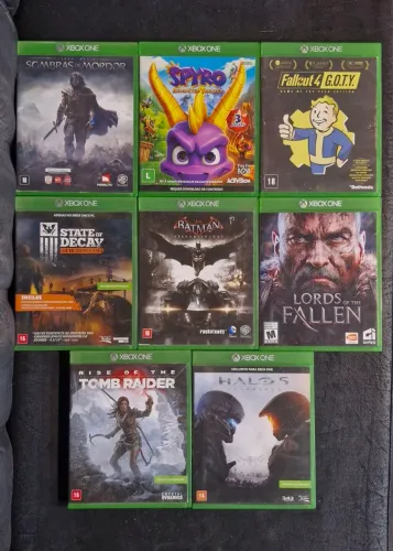 Lote Jogos Xbox One mídia física