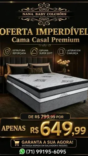 Cama Box Casal Premium