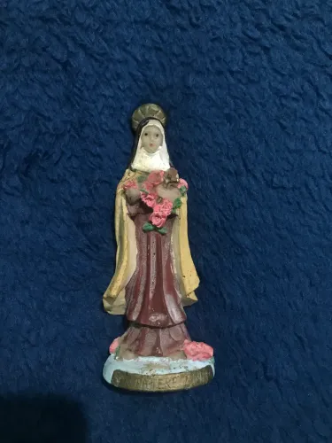 Santa em resina