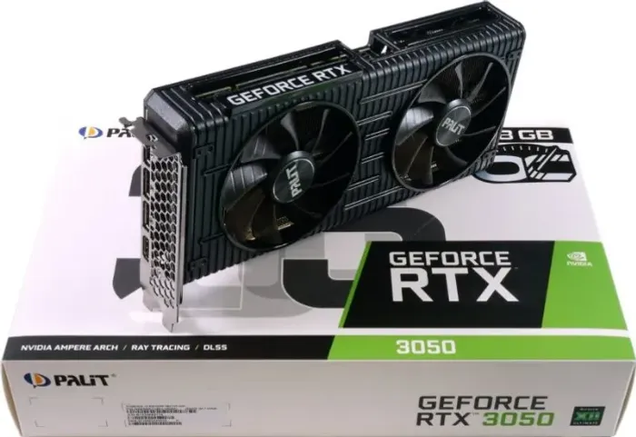 Placa de vídeo RTX 3050 8GB PALIT em excelente estado de conservação