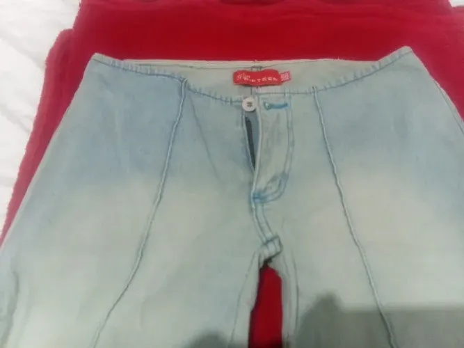 Calças retrôs boca de sino - Jeans- 2