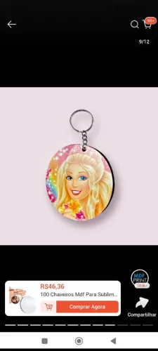Chaveiro mdf personalizado