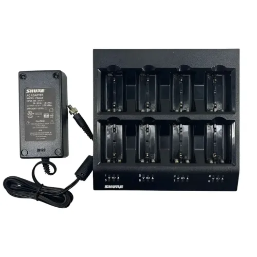 Carregador Shure SBC800-BR - Estação de Carga Profissional para Baterias Shure