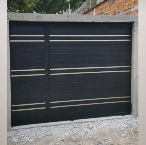 Portão de alumínio 