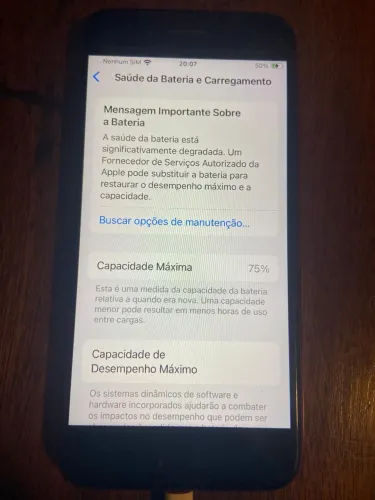 iPhone SE 2020 64GB 74% Bateria Sem Dano