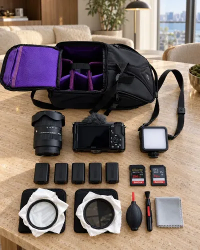 Kit Sony ZV-E10 + Sigma 18-50mm f/2.8 completo