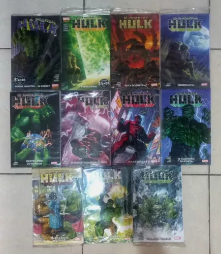 Coleção de HQs - Imortal Hulk. 11 vols.