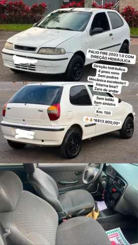 Fiat Palio ELX 1.0/ 1.0 Fire Flex 8V 2P (álcool) 2003