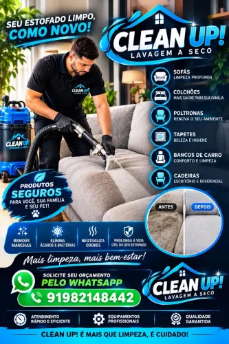 Lavagem a seco clean up!