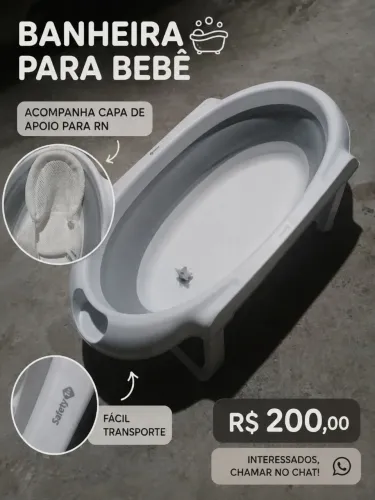 Banheira de bebê em ótimo estado