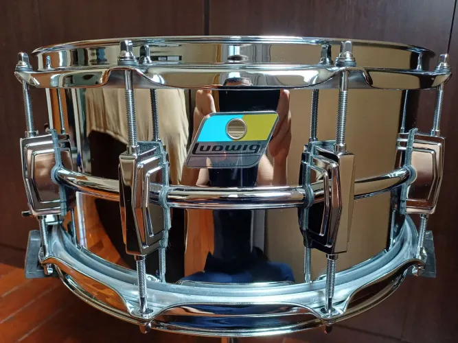 Caixa Ludwig 14X6.5 Chrome Over Brass