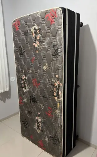 CAMA BOX DE SOLTEIRO - PAGUE NA HORA - DISPONÍVEL