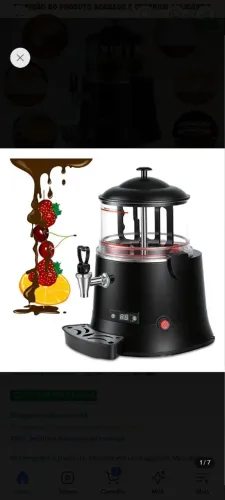 Maquina De Chocolate Quente Profissional 5l 110v/220v 110v