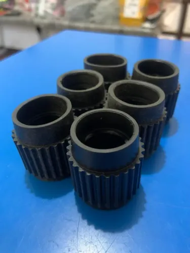Kit com 6 sapatas emborrachadas para ponteira de equipamentos