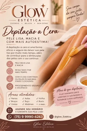 Depilação com Cera em Várias Regiões