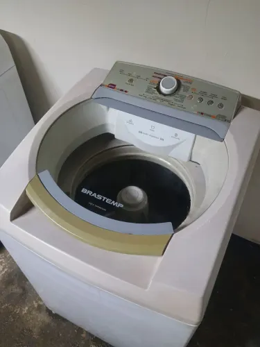 Máquina de lavar roupa Brastemp 11 kg cesto de inox funcionando perfeitamente