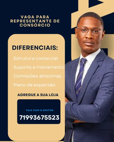 Vaga para Representante de Consórcio