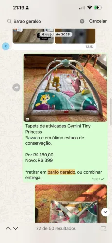 Tapete de atividades 