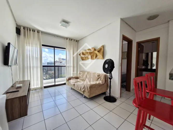 Quarto e sala em ótima localização, na Ponta Verde