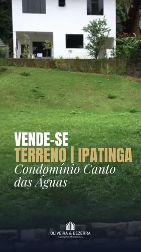 TERRENO À VENDA | CONDOMÍNIO CANTO DAS ÁGUAS - Ipatinga