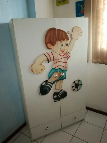 Guarda Roupa Infantil Personalizado - Tema Futebol