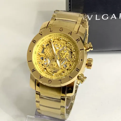 Relógio Bvlgari turbilhao dourado novo + caixa 