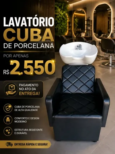 Cadeiras para salão de beleza