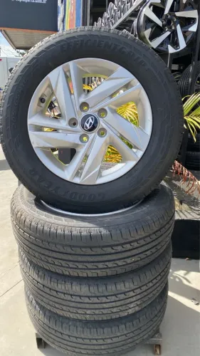 Rodas Aro 16 Hyundai + Pneus Goodyear