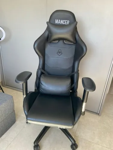 Cadeira Gamer Mancer Tyr, Preta, MCR-TYR-BKRD01