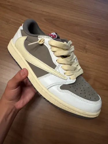 Tênis air jordan 1 low Travis Scott Reverse Mocha