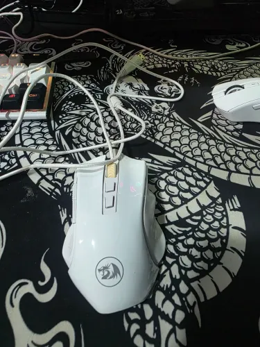 Mouse Redragon Griffin branco rgb