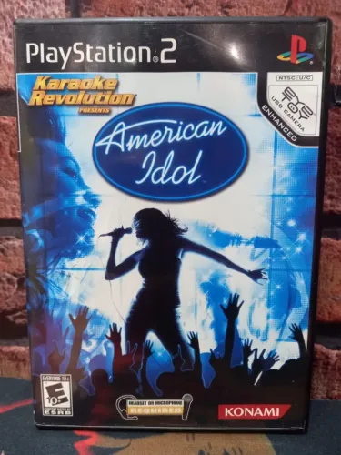 JOGO AMERICAN IDOL PS2 USA ORIGINAL COMPLETO 