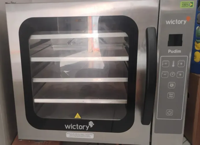 "Forno Wictory profissional para pudins ? pronto para aumentar sua produção