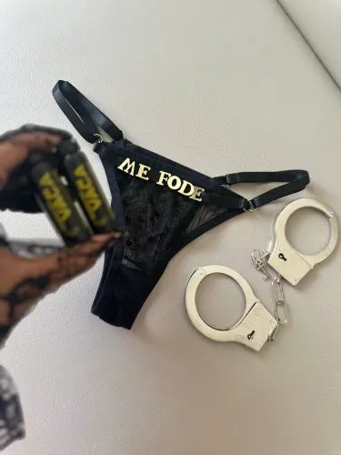Calcinha nome/letras personalizável