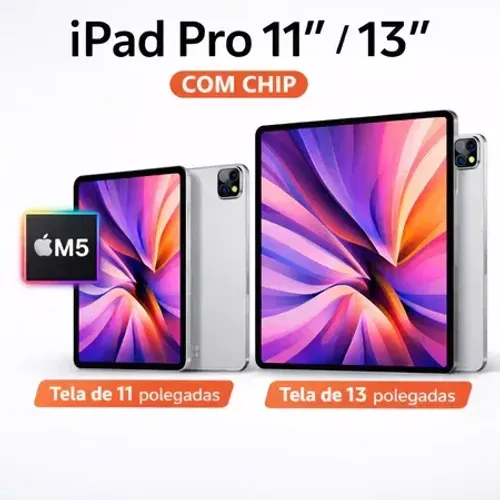 Apple iPad Pro M5 de 11 ou 13 polegadas Wi-Fi, 256 GB