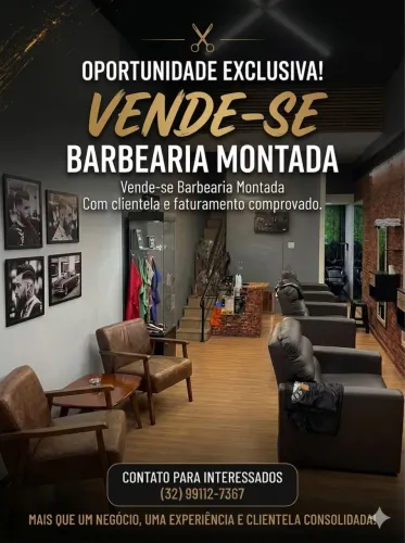 Vende se salão e barbearia toda montada com clientela um otimo investimento de 