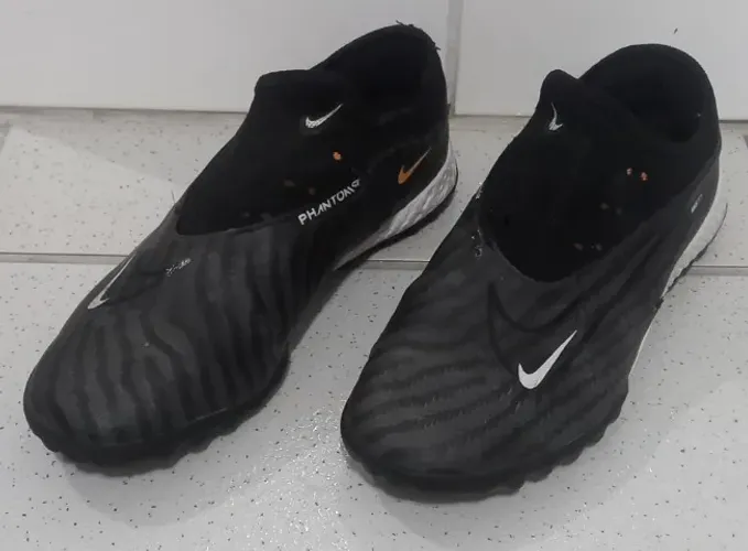 Chuteira Nike Phantom GX Pro Society TF "All Black" - NOVÍSSIMA