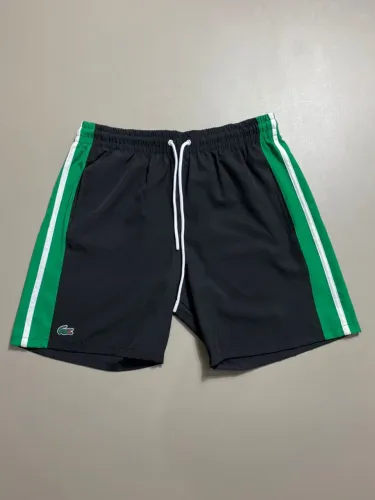 Bermuda Tactel Preto/Verde