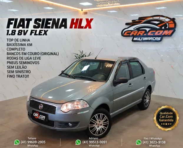 Fiat Siena HLX 1.8 MPI Flex 8V 4P 2008