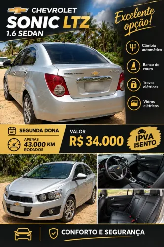 Chevrolet Sonic Sed. LTZ 1.6 16V Flexpower 4P Aut. 2013