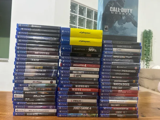 Jogos de ps4 e edição a partir de 40 reais 