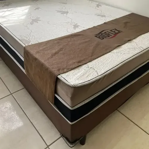 Cama Box Absolut Casal Ortopédica 138x188x32cm Bio Flex
