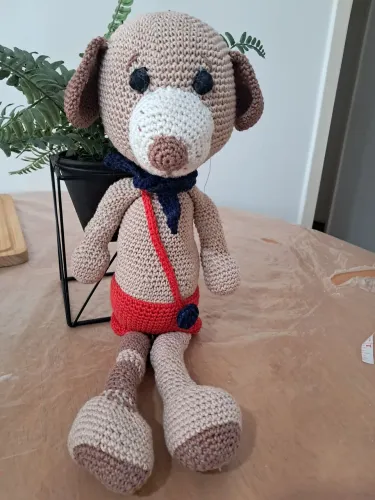 Cachorrinho Lully em amigurumi