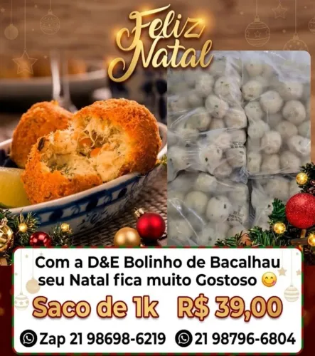 Bolinho de bacalhau congelado