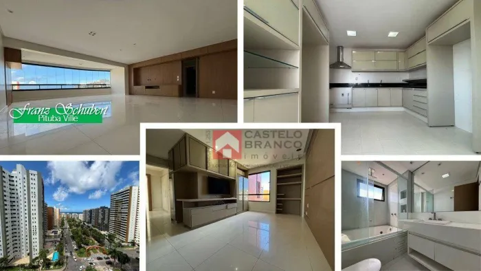 Franz Schubert, Pituba Ville  Apartamento de alto padrão com 03 Suítes e 197m² disponível 