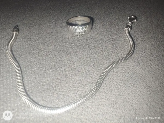 Pulseira de prata