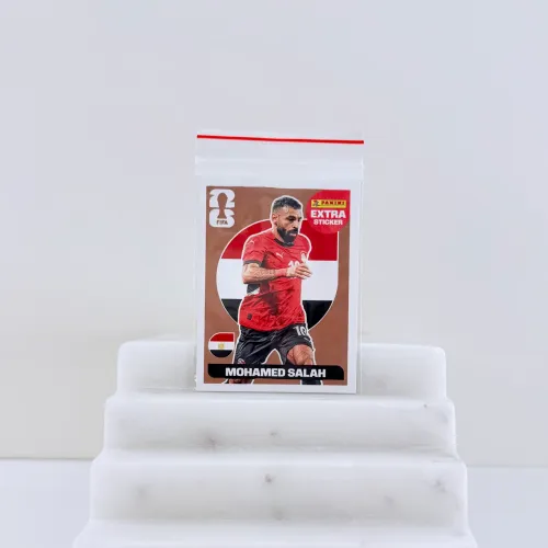 Figurinha Extra Sticker Bronze Mohamed Salah Copa do Mundo 2026