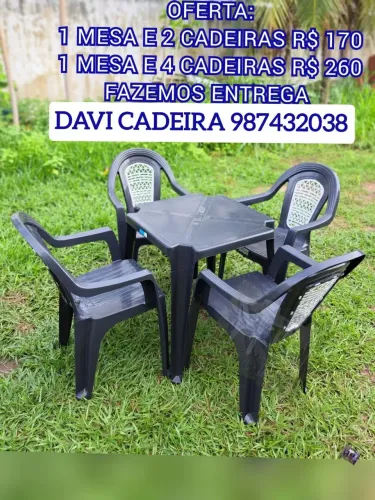 CADEIRA DE PLASTICO FN F REFORÇADA PARA V VARANDA